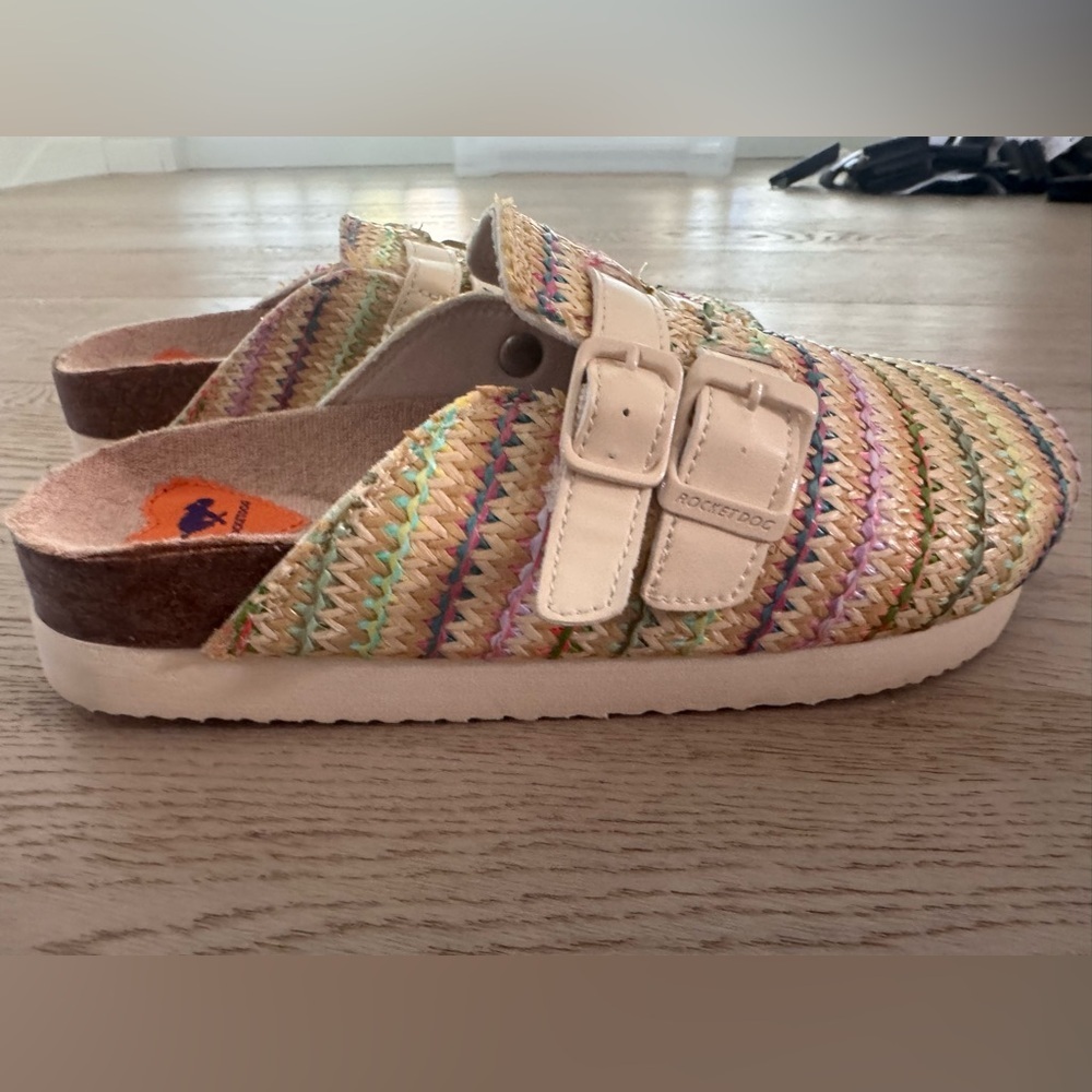 Rocket Dog Abel Multi-Color Woven Clogs size 6 - Picture 4 of 7